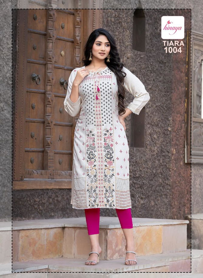 Hinaya Tiara 25 Ethnic Wear Wholesale Designer Kurtis Catalog
